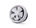 Exhaust Fan 6 Inch Round National Deluxe Round Glass Window Bathroom Exhaust Fan 6" inch -White. 