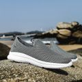 2021 New Light Sneakers Shoes Men Loafers Light Walking Breathable Summer Mesh Slip-On Men Running Shoes Casual Shoes size 36-47. 