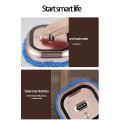 Top Sale 2 in 1 Auto Sweeping Robot Portable Floor Sweeper Robot Mopping Vacuum Cleaner Dry Wet Spray Cleaning Mop Machine-gold.