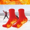 3Pairs Winter Self-Heating Socks for Men Women Thermal Heated Socks Elastic Anti-Slip Socks Outdoor Skiing Sock Foot Warmer. 