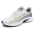 2023 Autumn Korean Casual Shoes Men's Flying Woven Running Breathable Shoes Teenagers Soft Bottom Lightweight Non-Slip Sneaker.