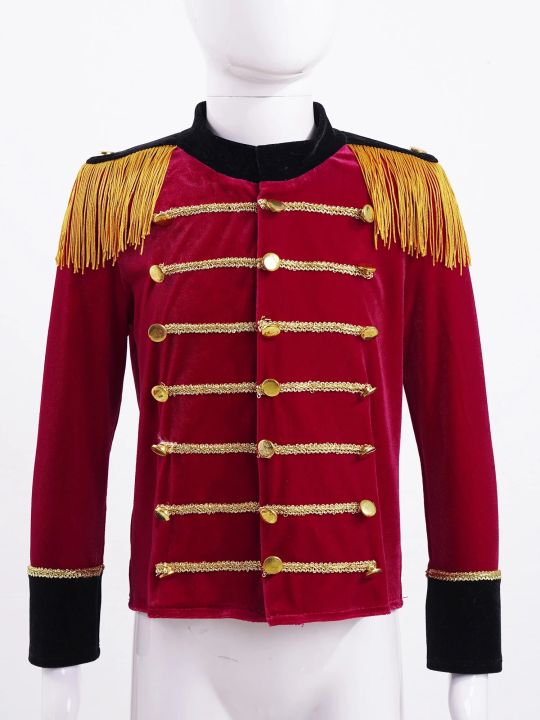 Ringmaster%20Costume%20Kids%20Boys%20Long%20Sleeves%20Velvet%20Coat%20Jacket%20Red%20Circus%20Lion%20Tamer%20Halloween%20Party%20Holiday%20Cosplay%20Fancy%20Dress%20-%20Image%203