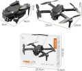 V166 Mini Drone with Camera, Foldable 1080P Adjustable Dual Camera Drone with 50x Zoom Lens, Gesture Control, 2 Batteries, Brushless Motor Drone for Kids Christmas Gifts, Adults, Beginners.