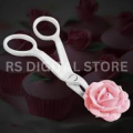Plastic Scissors For Cream Flower Transfer Tool Fondant Cake Decorating Cut Flower Receptacle Modelling Tool Kitchen Baking Tool. 
