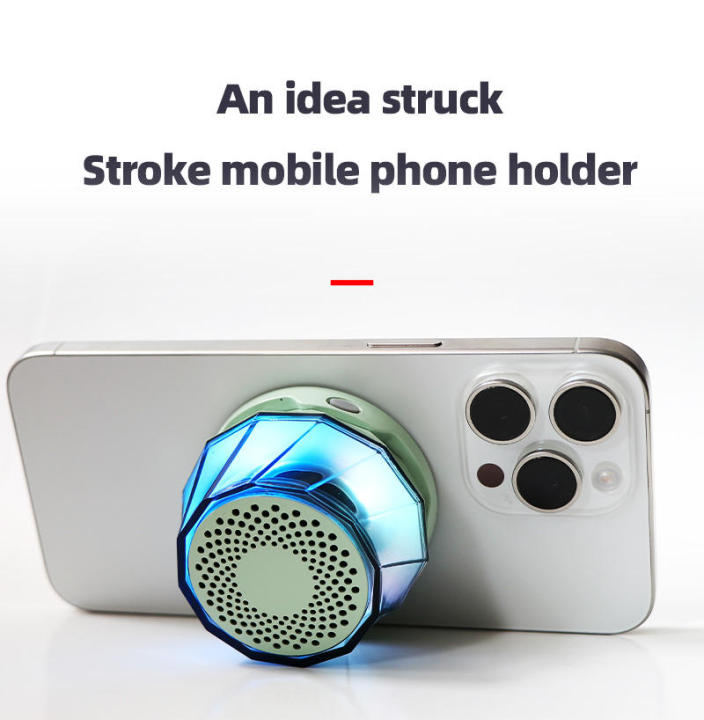 P15%20LED%20Wireless%20Bluetooth%20Speaker%20with%20Magnetic%20Phone%20Holder%20and%20RGB%20Colorful%20Light%20-%20Image%204
