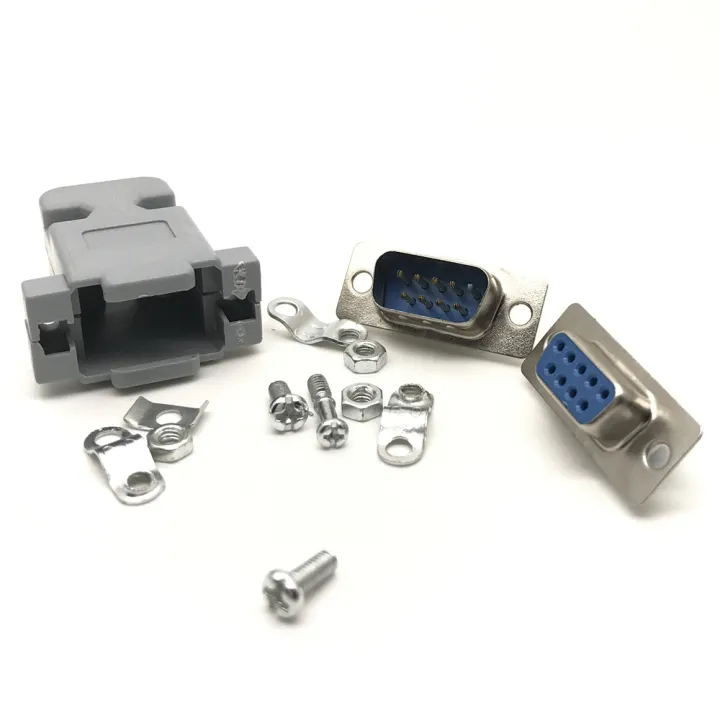 10pcs/lot%20Vga%20Db9%20Parallel%20Serial%20Port%20Db15%2015%20Pin%20D%20Sub%20Male/female%20Solder%20Connector%20Plastic%20Cover%20-%20Image%206