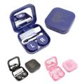 Contact Lens Travel Case Kid Set Storage Pocket Mirror Container Holder Box. 