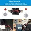 DC 12V 20A Car Protection Audio Inline Circuit Breaker (12V 20A). 
