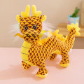2024 Year of the Dragon Mascot Plush Toys Annual Meeting Cute Simulation Dragon Doll Year of the Dragon Mascot Doll Wholesale.