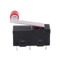 10Pcs Micro-Roller Lever Arm Open Close Limit Switch Kw12-3 Pcb Microswitch. 