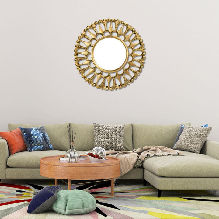 BolehDeals%20Nordic%20Wall%20Mirror%20Gold%20Frame%20Small%20Mirrors%20for%20Corridor%20Entryway%20Hall%20Hotel%20-%20Image%205