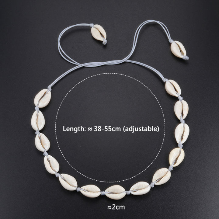 Hot%20Conch%20Seashell%20Necklace%20Women%20Jewelry%20Summer%20Beach%20Shell%20Choker%20Bohemian%20Rope%20Cowrie%20Beaded%20Necklaces%20Handmade%20Collar%20Female%20-%20Image%203