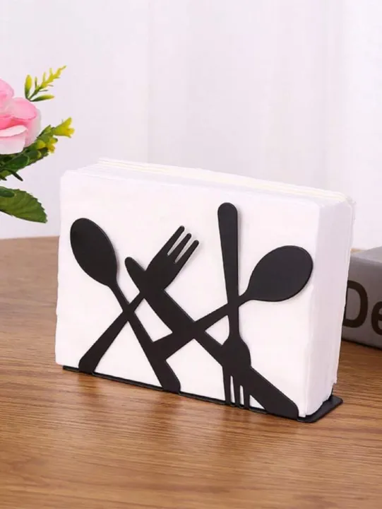 Metal%20Napkin%20Holder%20with%20Tissue%20Paper%20for%20Table/black%20/one%20pc%20-%20Image%204