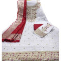 Cotton Unstitched Afsan & Screen Print Three-Piece Salwar Kameez - Ethnic Dress for Comfort and Fashion. 