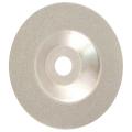 Cutting disc, for glass / stone, with diamond coating, galvanized, fine grain. 