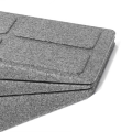 Squat Wedge Block Adjustable Non-Slip Squat Ramp Wedge Calf Stretcher Slant Board Strength for Squat and Deadlift Black.