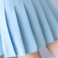 High Waist A Line Pleated Mini Skirt For Women 2020 Spring Summer Skirts Pink Black Sky Blue And White Cute Skirt High Quality. 