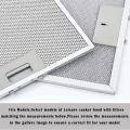 1/2PCS Range Hood Filter Replacement Ventilation Aluminium Aspirator Metal MeshCooker Hood Grease Filter Kitchen Extractor. 