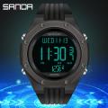 SANDA Sport Men Watch Take Body Temperature Environmental Thermometer LED Digital Wristwatches For Mens Waterproof Male Hour. 