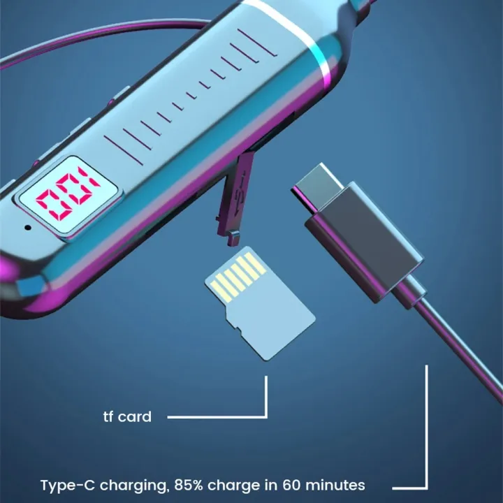 Timack%C2%AE%20D18%20Wireless%20Headphones%20Bluetooth%205.2%20Neckband%20Earphones%20Magnetic%20Sports%20Waterproof%20TWS%20Earbuds%20Headset%20with%20Microphone%20-%20Image%207