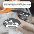 Professional Dog Nail Clippers Ergonomic Anti-slip Double Circular Cut Hole for For Cats and Dogs Nail Cutter Cat Grooming Tools. 