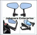 1Pair Aluminum Alloy Handlebar End Mirrors Looking Glass For Motorcycle. 