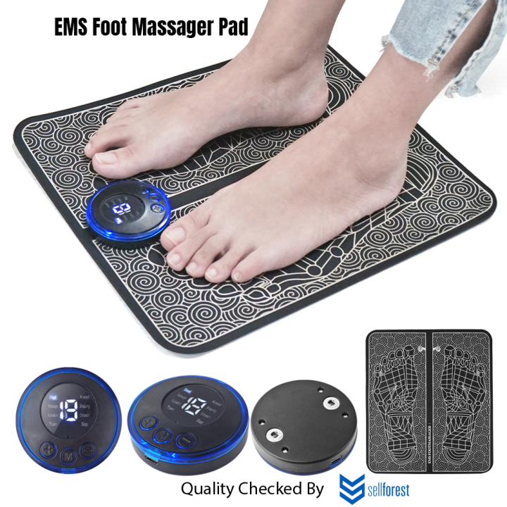 Advanced EMS Foot Massager Pad for Ultimate Relaxation