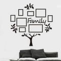 Acrylic 3D Family Photo Frame Wall Sticker Self-adhesive Tree Collage Living Room Bedroom DIY Art Home Decoration Accessories.
