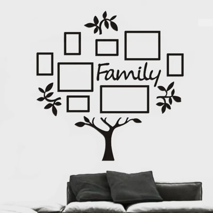 Acrylic%203D%20Family%20Photo%20Frame%20Wall%20Sticker%20Self-adhesive%20Tree%20Collage%20Living%20Room%20Bedroom%20DIY%20Art%20Home%20Decoration%20Accessories%20-%20Image%205