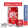 Manforce Epic Pleasure Long Lasting Raspberry Flavor Condom 10pcs/3pcs Pack | King Dots/ Thin/ Naughty Dotty | Made in India.
