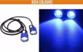 Motorcycle Flash Strobe Light YOK Multicolor 2PCS- (Police Light) / Red, Blue Motorbike LED (12 V, 10 W). 