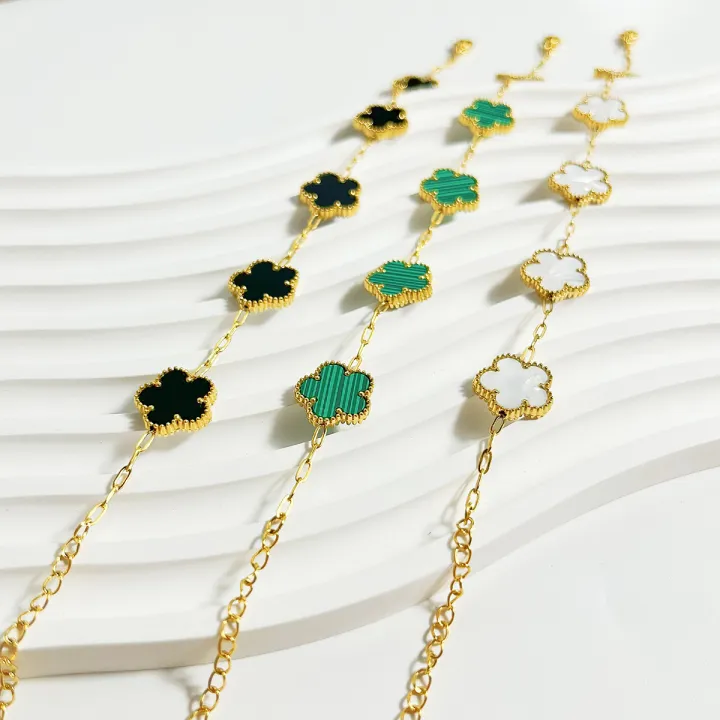 Alien%20ALTERA%20Fashion%2018%20Gold%20Plated%20Double%20Side%20Clover%20Bracelet%20for%20Women%20Stainless%20Steel%20Luxury%205%20Flowers%20Charm%20Bracelet%20Jewelry%20Gift%20-%20Image%204
