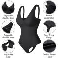 Shapewear Bodysuit Thong Body Shaper for Women Waist Trainer Corset Deep V Neck Slimming Underwear Built-in Bra Camisoles Tops. 