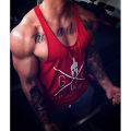 Men's Bodybuilding TaTop Gym Stringer Y-Back Gym Muscle Racerback Sleeveless vest.