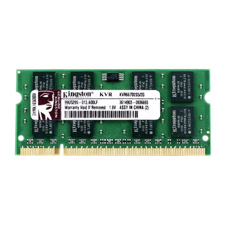 【beauty code store】（NEW）Kingston Laptop Memory DDR2 800 DDR2 2GB laptop ddr2 PC2-6400S 1.8V