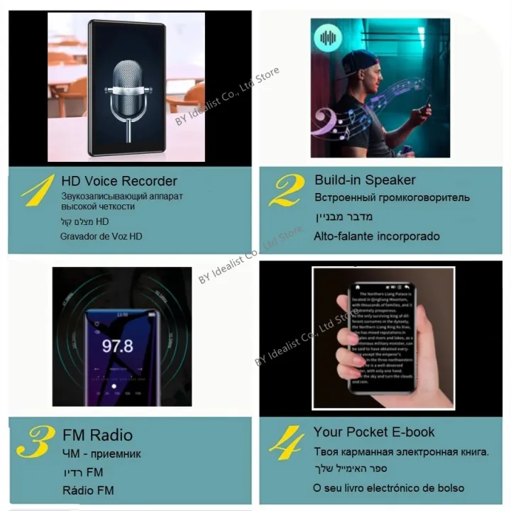 Camera%20Mp4%20Player%20Bluetooth%20Wifi%20Android%20256gb%20Full%20Touch%20Screen%20Hifi%20Music%20Recorder%20Video%20Mp3%20Player%20TF%20Card%20Speaker%20Free%20App%20-%20Image%205