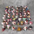 Mini Hello Kitty Cat Christmas Animal Action Figure Anime Figures Toy Hobbies Figurine Cartoon 2-3cm Sanrio Collectible Gift Moonlight Shines.