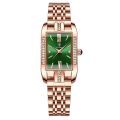POEDAGAR High Quality Diamond Watch Top Brand Luxury Fashion Business Rectangle Waterproof Quartz Ladies Watches Stainless Steel. 
