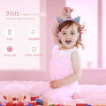 New Cute Cartoon Diamond Unicorn Girl Gift Preent 85dB afe Volume Limited Wired Kid Headphone With Microphone Headet Girl Daughter Muic tereo Compitable for computer and Phone For Kid Online Learning. 