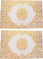 Golden Patterned Table Mat 6 Pieces. 