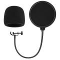 Wind Pop Filter For Microphone With Adjustable Arm. 