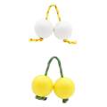 2 Pair ABS Plastic Hand Shaker Sand Balls Music Egg Shaker Party Favors.