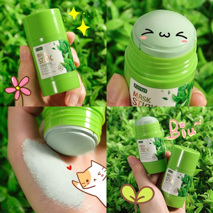 Fenyi%20Green%20Tea%20Stick%20Mud%20Face%20Mask%20-%2040g%20Solid%20Mask%20Cleansing%20Pores%20Oil%20Control%20Remove%20Blackheads%20Soothe%20Acne%20Skin%20Brightening%20Tones%20-%20Image%202