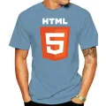 HTML 5 Shir - HTML Hypertext Markup Language Logo men T-shirt. 