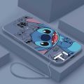 Xiaomi Redmi Note 9s 9 Pro redmi 9A 9 Note 8 Pro Happy Stitch Soft Phone Case Smile Monster Cartoon Liquid Silicon Cover.