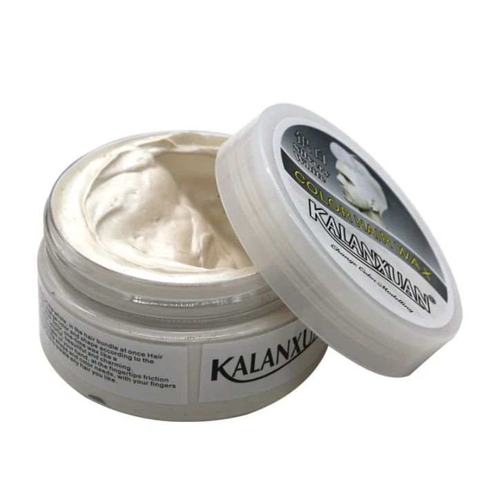 100%20Grams%20Temporary%20Color%20Clay%20Salon%20Hair%20Wax%20Styling%20Hair%20Dye%20Men's%20Fashion%20Silver%20Hair%20Paste%20Styling%20Products%20Beauty%20Health%20-%20Image%204