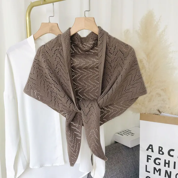 Spring%20and%20Autumn%20Air-Conditioned%20Room%20Small%20Shawl%20Outer%20Wear%20Knitted%20Shoulder%20Knotted%20Scarf%20Female%20Neck%20Protection%20Fake%20Two%20Pieces%20Shawl%20Cape%20Summer%20-%20Image%206