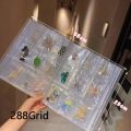 Anti-oxidation Jewelry Storage Albums Desktop Drawer Organizer Transparent Necklace Bracelet Ring Book Holder Jewelry Bag. 