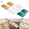 Serving Tray with Handle Dresser Rectangle Serving Tray Coffee for Bedroom Entertaining. 