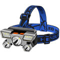 Headlight led five-head aircraft light usb rechargeable head-mounted small light outdoor miner's lamp headlight. 